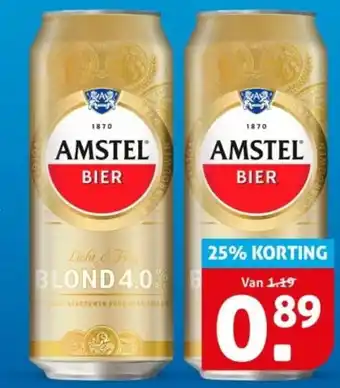 Hoogvliet Amstel bier aanbieding