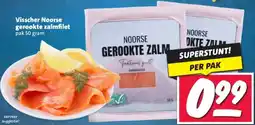 Nettorama Visscher Noorse gerookte zalmfilet aanbieding
