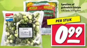 Nettorama Spruiten of gekookte bieten aanbieding