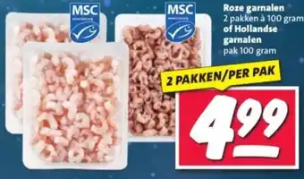 Nettorama Roze garnalen of Hollandse garnalen aanbieding