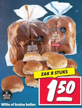 Nettorama Witte of bruine bollen aanbieding