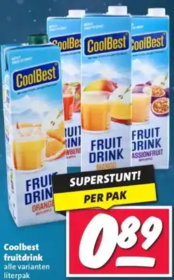 Nettorama Coolbest fruitdrink aanbieding