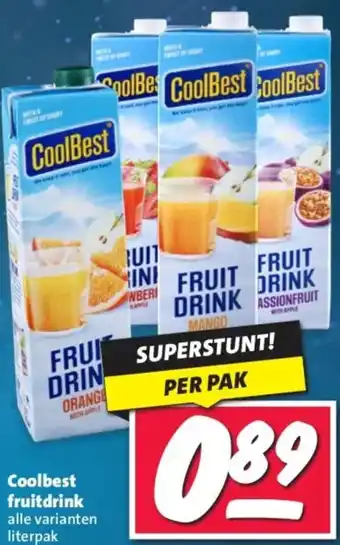 Nettorama Coolbest fruitdrink aanbieding