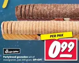 Nettorama Partybrood gesneden aanbieding