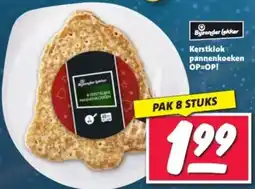 Nettorama Kerstklok pannenkoeken aanbieding
