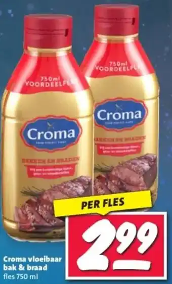 Nettorama Croma vloeibaar bak & braad aanbieding