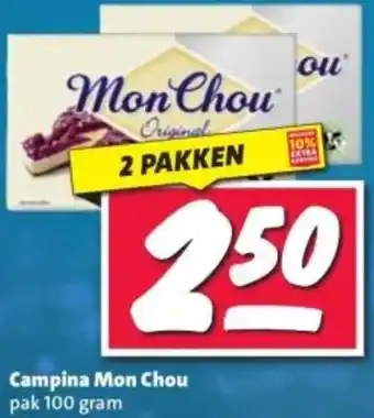 Nettorama Campina Mon Chou aanbieding