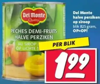 Nettorama Del Monte halve perziken op siroop aanbieding