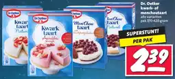 Nettorama Dr. Oetker kwark of monchoutaart aanbieding