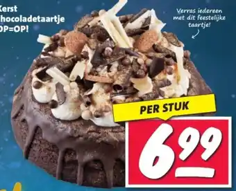 Nettorama Kerst chocoladetaartje aanbieding