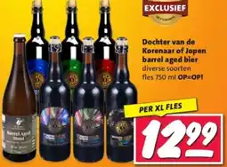 Nettorama Dochter van de Korenaar of Jopen barrel aged bier aanbieding