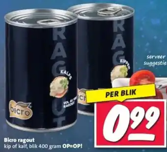 Nettorama Bicro ragout aanbieding