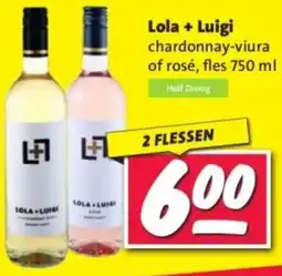 Nettorama Lola + Luigi chardonnay-viura of rosé aanbieding