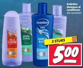 Nettorama Andrélon shampoo of conditioner aanbieding