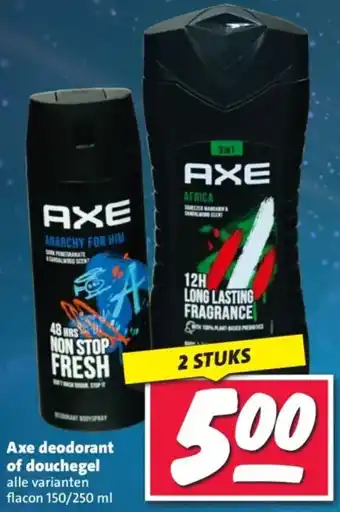 Nettorama Axe deodorant of douchegel aanbieding