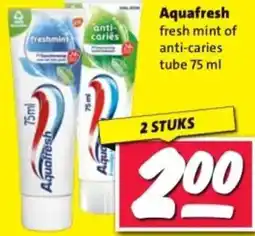 Nettorama Aquafresh fresh mint of anti-caries aanbieding