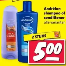 Nettorama Andrélon shampoo of conditioner aanbieding