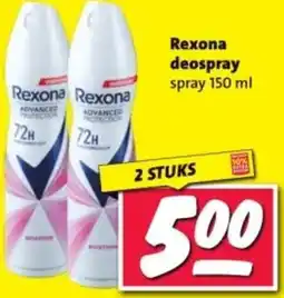 Nettorama Rexona deospray spray aanbieding