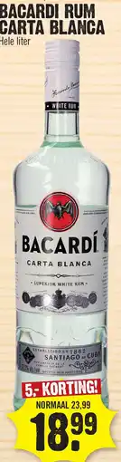 Super Dirck 3 Bacardi rum carta blanca aanbieding