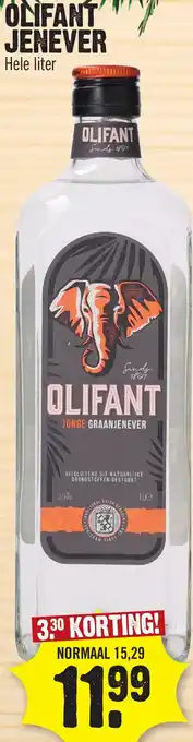 Super Dirck 3 Olifant jenever aanbieding