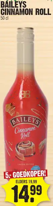 Super Dirck 3 Baileys cinnamon roll aanbieding
