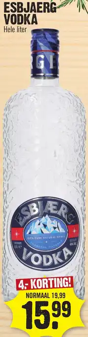 Super Dirck 3 Esbjaerg vodka aanbieding