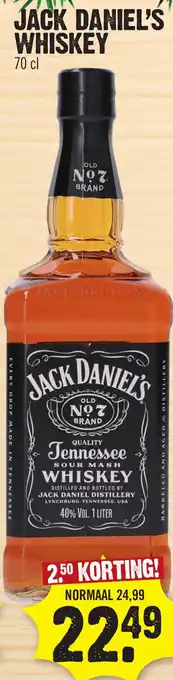 Super Dirck 3 Jack daniel's whiskey aanbieding