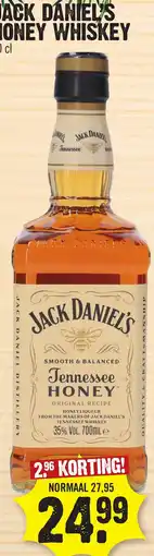 Super Dirck 3 Jack daniel's honey whiskey aanbieding