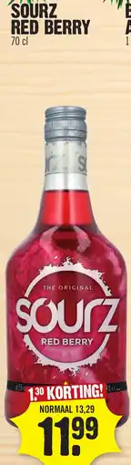 Super Dirck 3 Sourz red berry aanbieding