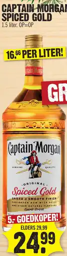 Super Dirck 3 Captain morgan spiced gold aanbieding
