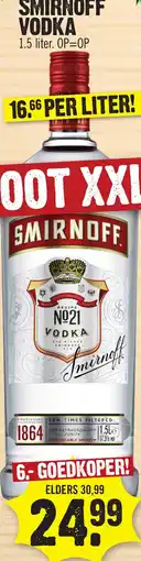Super Dirck 3 Smirnoff vodka aanbieding