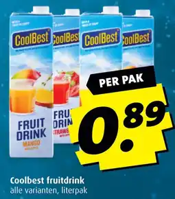 Boni Coolbest fruitdrink aanbieding