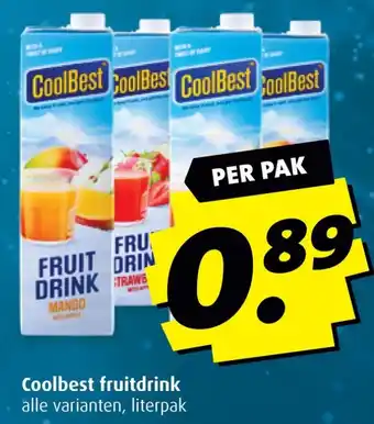 Boni Coolbest fruitdrink aanbieding