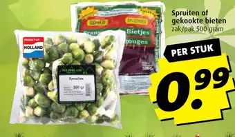Boni Spruiten of gekookte bieten aanbieding
