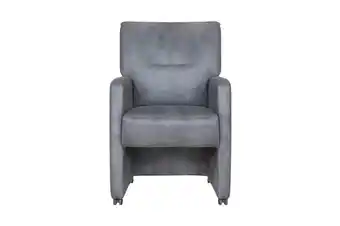Woonsquare Clooney eetkamerfauteuil grijs aanbieding