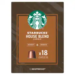Jumbo Starbucks by Nespresso House Blend Lungo 18 Koffiecups aanbieding