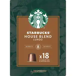 Jumbo Starbucks by Nespresso House Blend Lungo 18 Koffiecups aanbieding