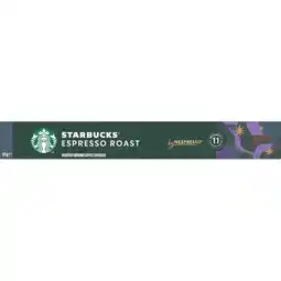 Jumbo Starbucks by Nespresso Espresso Dark Roast 10 Koffiecups aanbieding