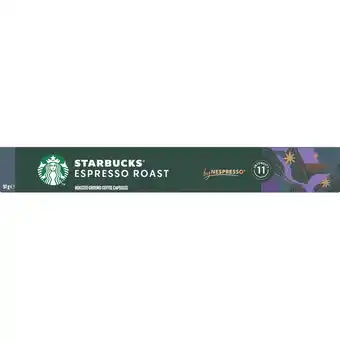 Jumbo Starbucks by Nespresso Espresso Dark Roast 10 Koffiecups aanbieding