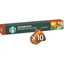 Jumbo Starbucks by Nespresso Breakfast Blend 10 Stuks 56 g aanbieding