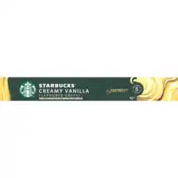 Jumbo Starbucks by Nespresso Creamy Vanilla 10 Koffiecups aanbieding