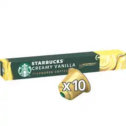 Jumbo Starbucks by Nespresso Creamy Vanilla 10 Koffiecups aanbieding