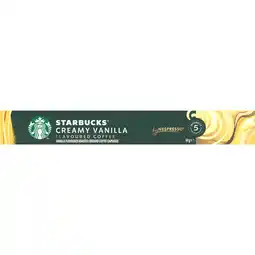Jumbo Starbucks by Nespresso Creamy Vanilla 10 Koffiecups aanbieding