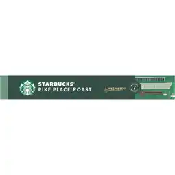 Jumbo Starbucks by Nespresso Pike place Lungo 10 Koffiecups aanbieding