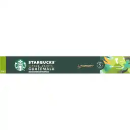 Jumbo Starbucks by Nespresso Single-Origin Coffee Guatemala 10 Stuks 52 g aanbieding