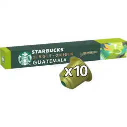 Jumbo Starbucks by Nespresso Single-Origin Coffee Guatemala 10 Stuks 52 g aanbieding