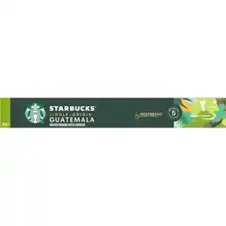 Jumbo Starbucks by Nespresso Single-Origin Coffee Guatemala 10 Stuks 52 g aanbieding