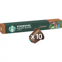 Jumbo Starbucks by Nespresso House Blend Lungo 10 Koffiecups aanbieding