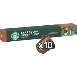 Jumbo Starbucks by Nespresso House Blend Lungo 10 Koffiecups aanbieding