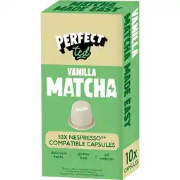 Jumbo Perfect Ted Vanilla Matcha 10 x 5 g aanbieding